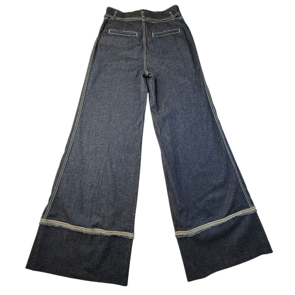 ANTHROPOLOGIE Pilcro and the Letterpress High-Rise Wide-Leg Jeans 27 - Picture 3 of 11